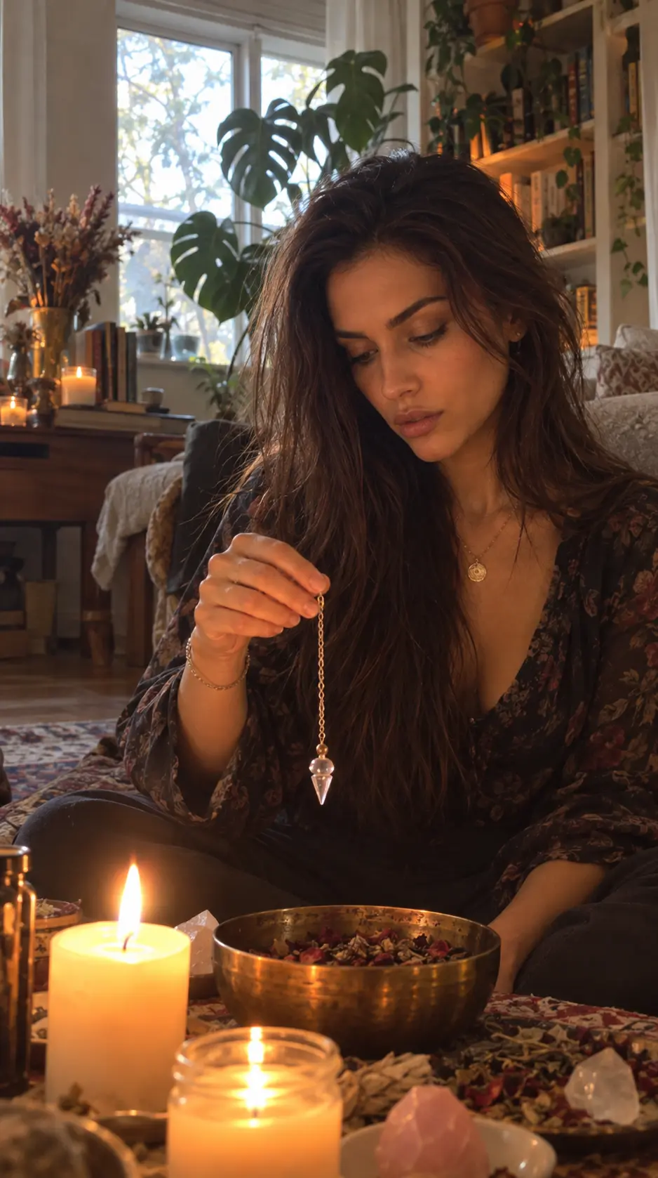 Naya performing spiritual ritual work